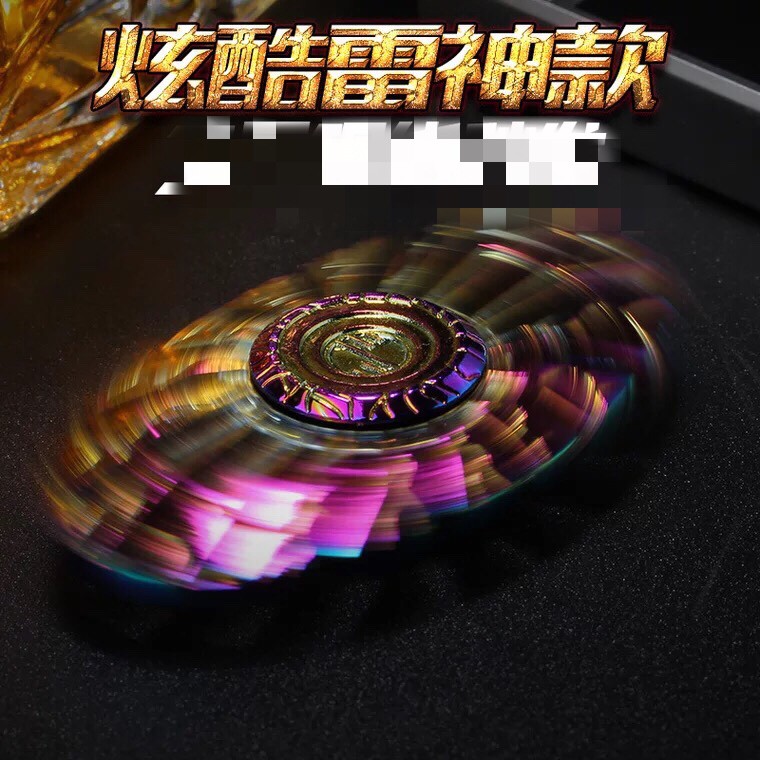 Spinner Fidget / Fidget Spinner Metal Rainbow 3 Sisi