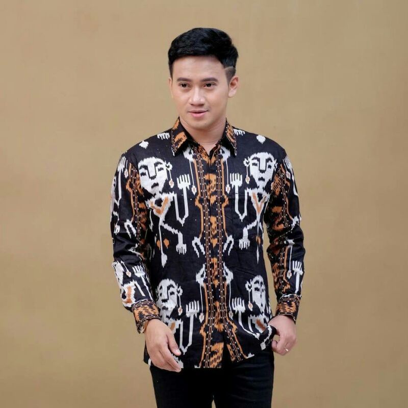Kemeja Batik Tenun Toraja /  Kemeja Batik Modern / Kemeja Batik Motif Tenun / Kemeja Motif Tenun / K