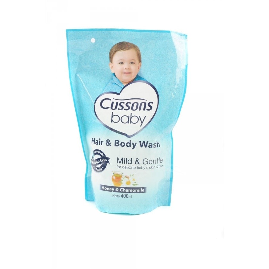 CUSSONS BABY WASH MILD&amp;GENTLE 400ML REFILL