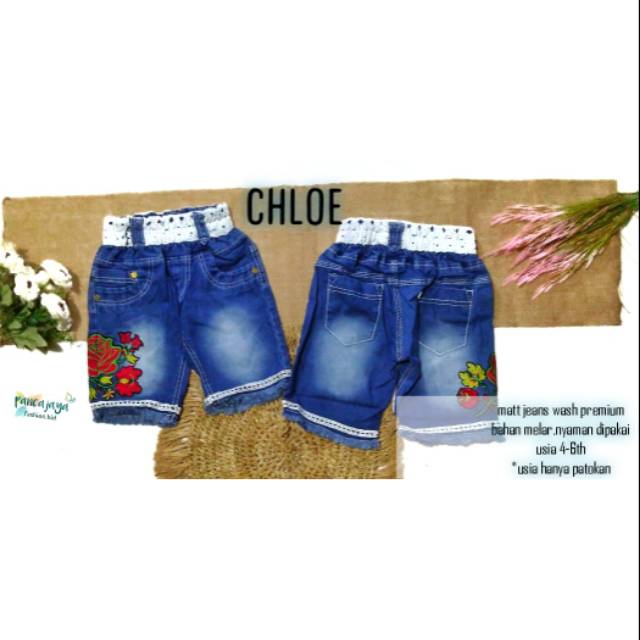 CELANA ANAK PEREMPUAN CHLOE JEANS WASH PREMIUM