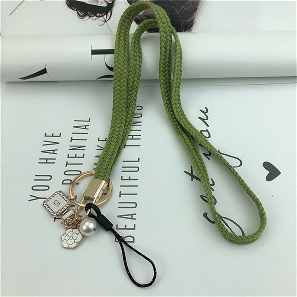 QUINTON Special Bus Card Holder Phone Accessorie Hand-woven Neck Lanyard Pendants Universal Keys Holder For Keys Backpack Phone Strap Multi Function Weave Strap/Multicolor