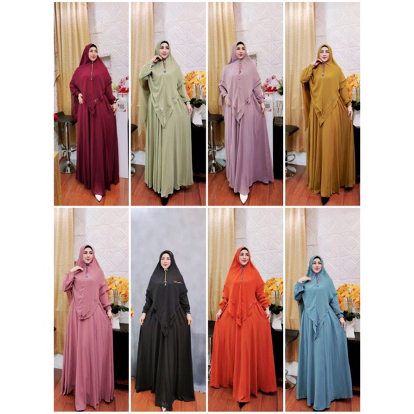 Gamis syar'i Allya Series ORI Arsyakayla