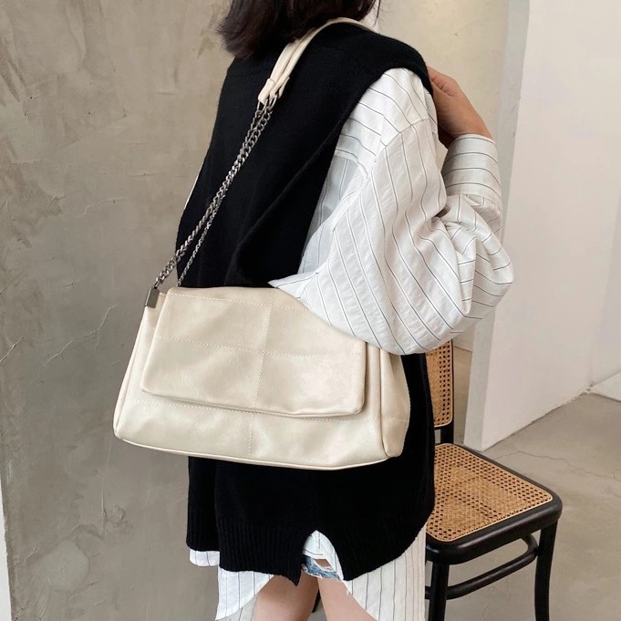 PROMO ! shoulder bag wanita tas selempang wanita tas wanita branded tas wanita kekinian tas bahu wanita tas wanita terbaru tas kulit wanita tas wanita premium sling bag wanita crossbody bag COD tas wanita  bag