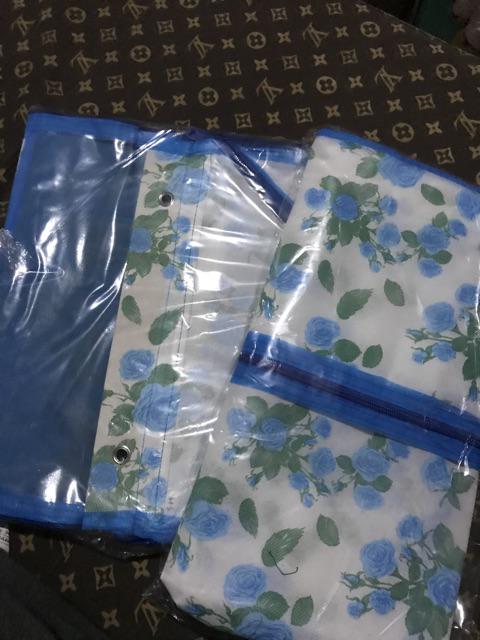 [bisa Cod] Promo Murah Rak Gantung Sepatu Motif Bunga Full Resleting Kualitas Terbaik Dan Termurah