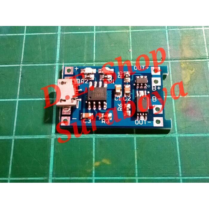 Modul Charger TP4056 Lithium Battery 18650 with protection