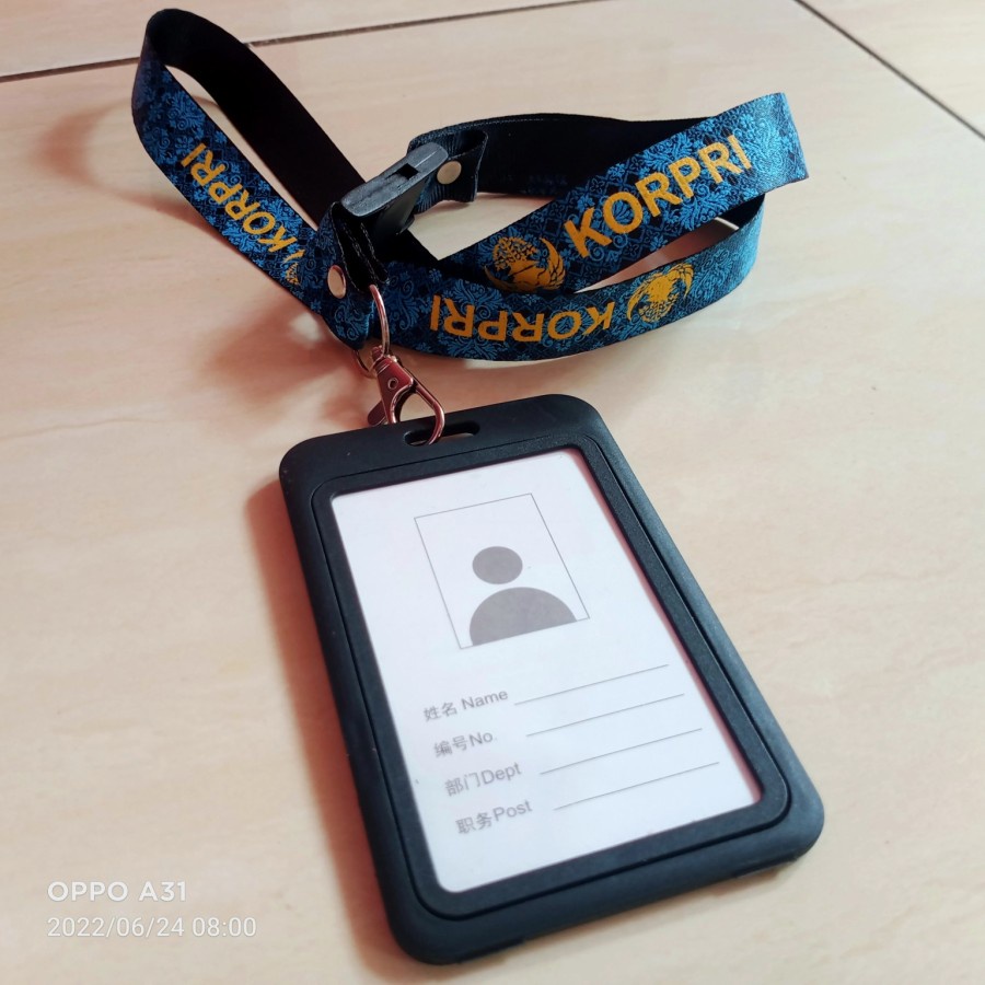 

holder tempat id card korpri