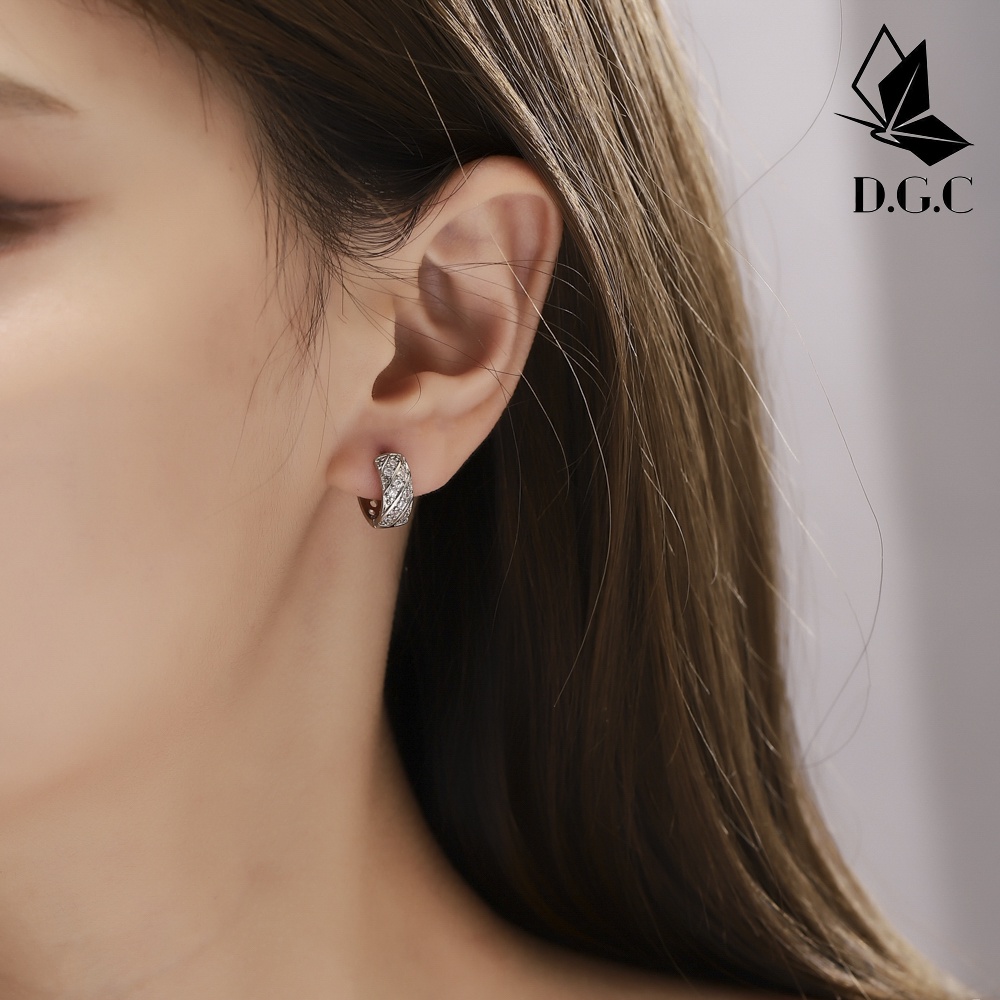 ✅COD✨Anting Titanium Wanita Mewah Berlian Korea Earrings Premium Fashion Aksesoris Anting Murah  D615