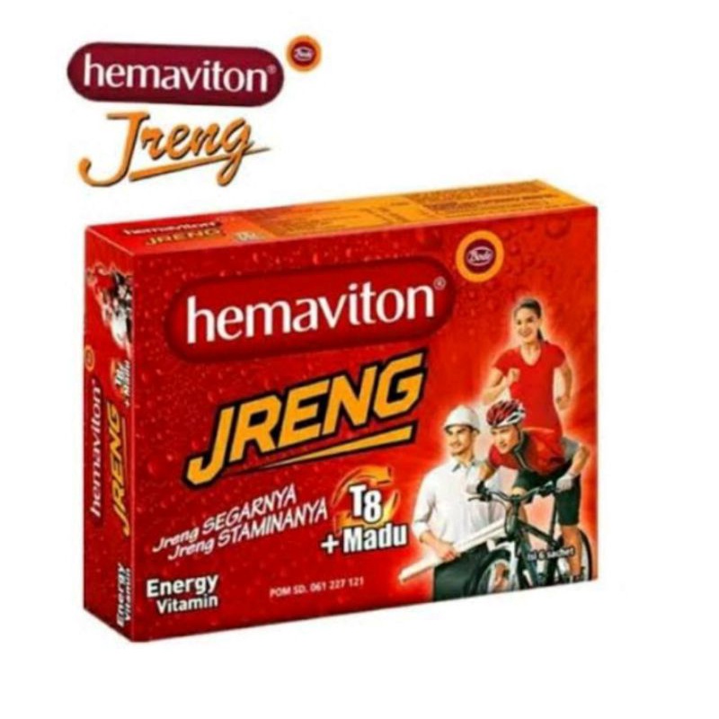 

Hemaviton Jreng T8+Madu isi 10 sachet