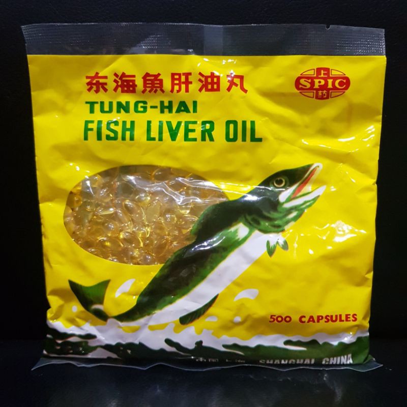 Minyak Ikan Tung-Hai Fish Liver Oil 500 Kapsul