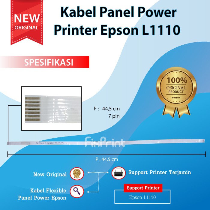 Kabel Panel Power L1110 Flexible Cable Control Panel Printer Epson L-1110 Kabel Tombol Power L1110