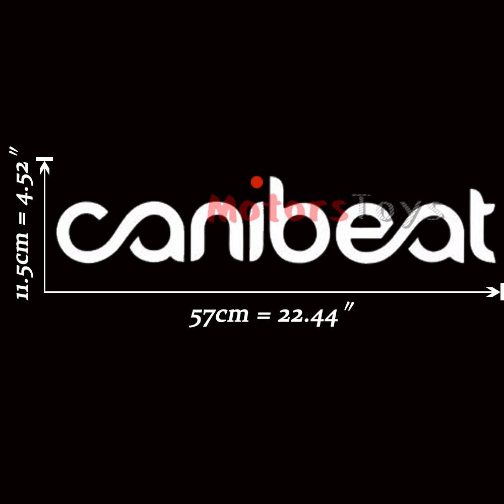 stiker kaca mobil depan  canibeat jdm racing