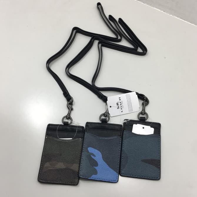

BISA BAYAR DITEMPAT Coach signature lanyard Men id card holder TERMURAH Kode 930