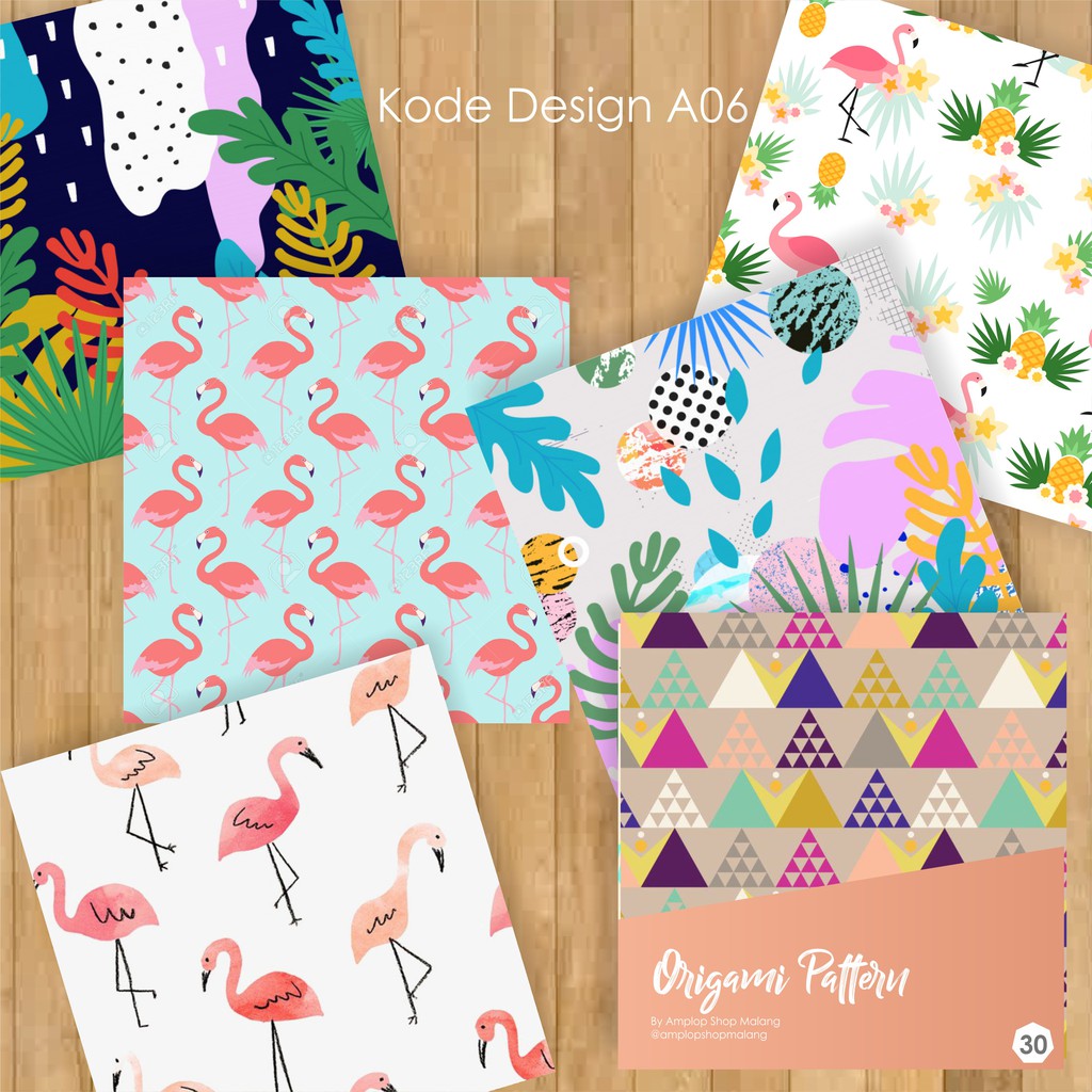 

Kertas Craft Lipat Origami Motif Unik Murah A06