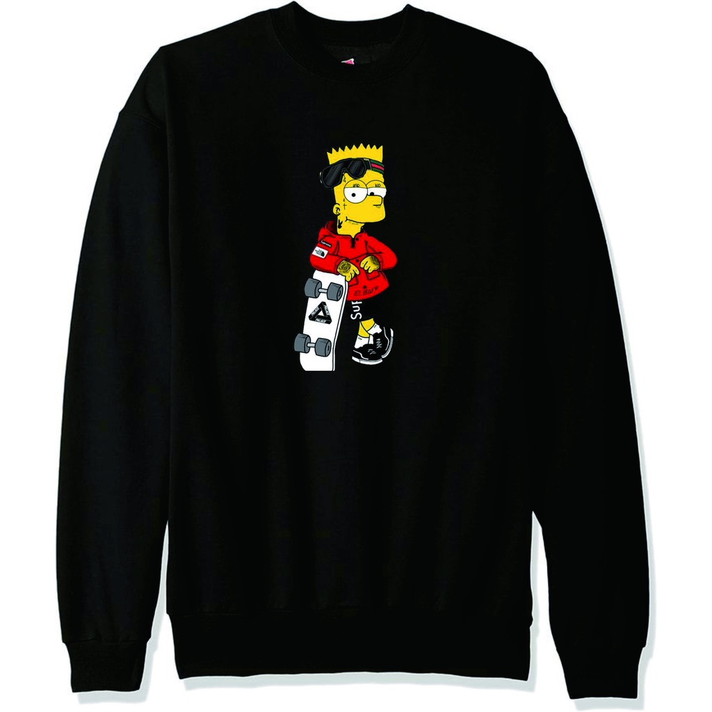 Sweater crewneck Bart Simpson Skate