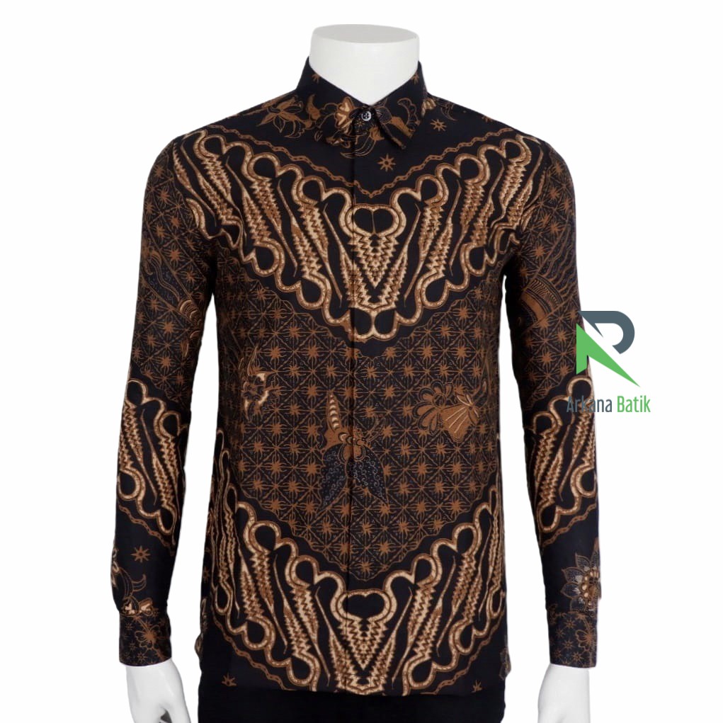 Arkana Batik Slimfit Coklat Manis