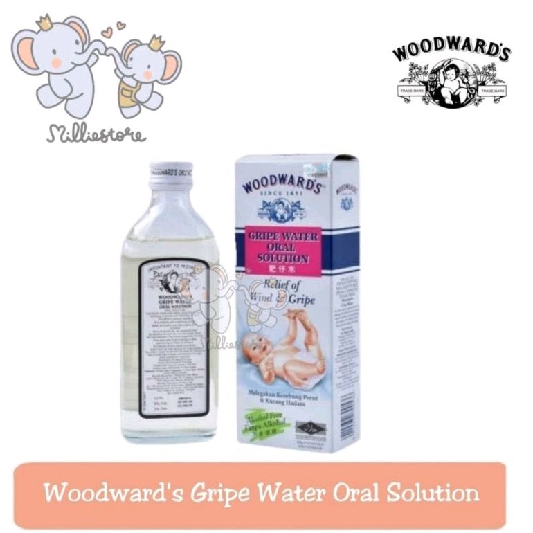 Woodward's Gripe Water Cua Cui 148ml Obat tumbuh gigi ORI