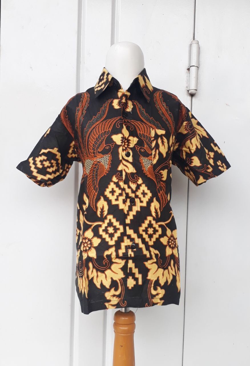 Couple Family Jumbo 5l Bigsize Ld 140cm Gamis Batik Seragam Keluarga Motif Borobudur Sogan Kombinasi