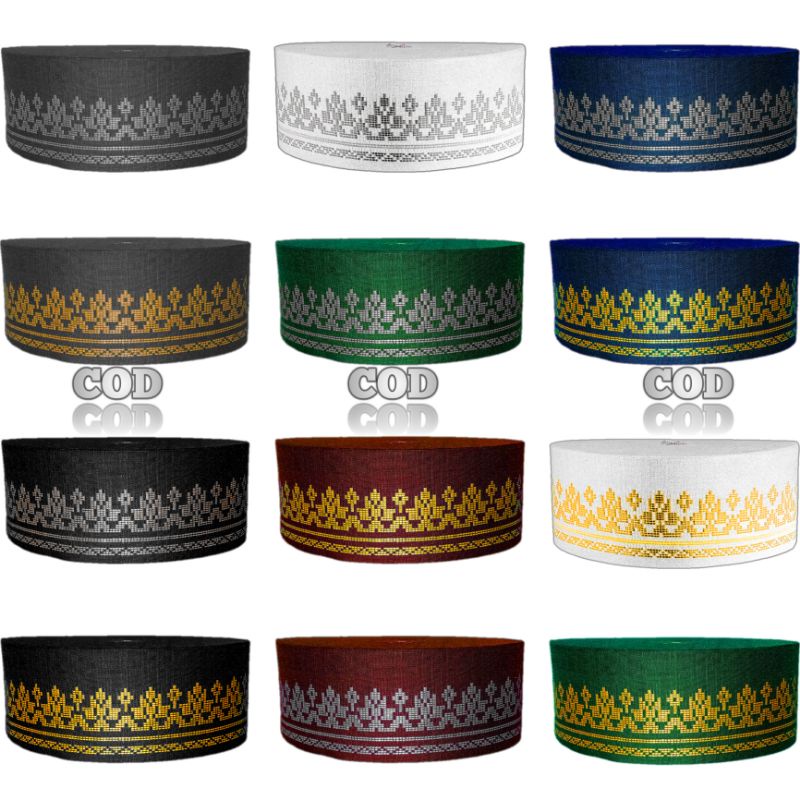 Peci kopiah tenun songkok peci muslim pria dewasa dan anak peci qori elegan murab peci akad peci per