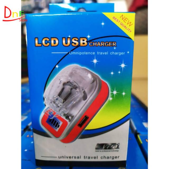 DEKSTOP LCD UNIVERSAL CHARGER BATERAI