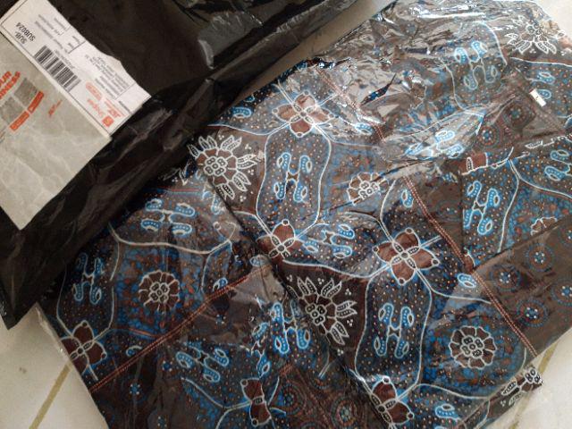 Size M L Xl Xxl Xxxl Bswart Batik Hrb026 Kenongo Hem Pendek Padi Pekalongan M L Xl Batik Pria Murahl