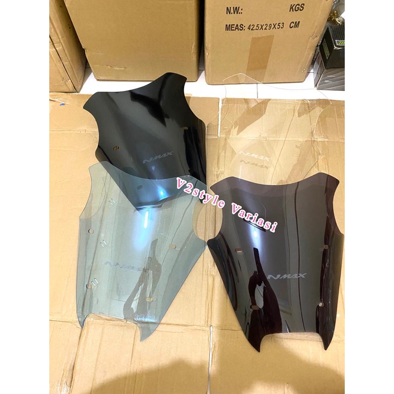 VISOR YAMAHA ALL NMAX OLD WINDSHIELD NMAX LAMA 2013 2014 2015 2016 2017 2018 2019 KACA ANGIN BIRU TRANSPARAN RYBEN SMOKE HITAM PEKAT ORIGINAL MODEL OCITO ACRILIC WINSIL WINDSHIL WINSHIELD