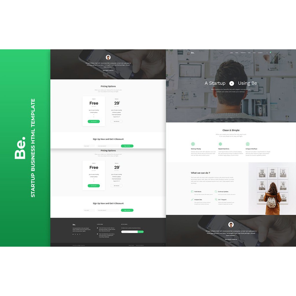 Landing HTML Page - Be Startup Business HTML Template