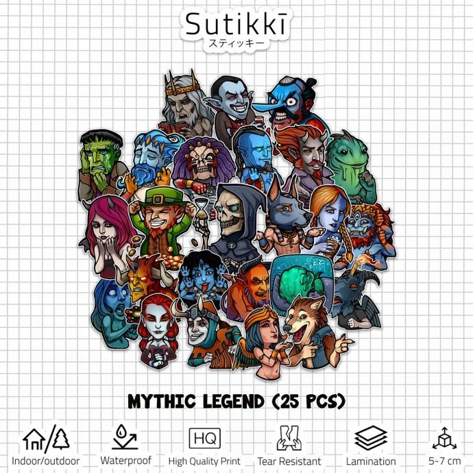 

Sticker Pack Myth Legend Setan Urban Legend Stiker Laptop Vinyl sukik90 Diminati Banget