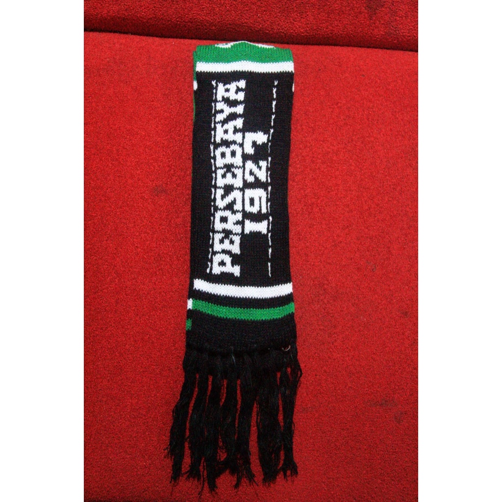 SYAL RAJUT SCARFT SUPORTER LIGA INDONESIA PERSEBAYA MIN ORDER 10 PCS