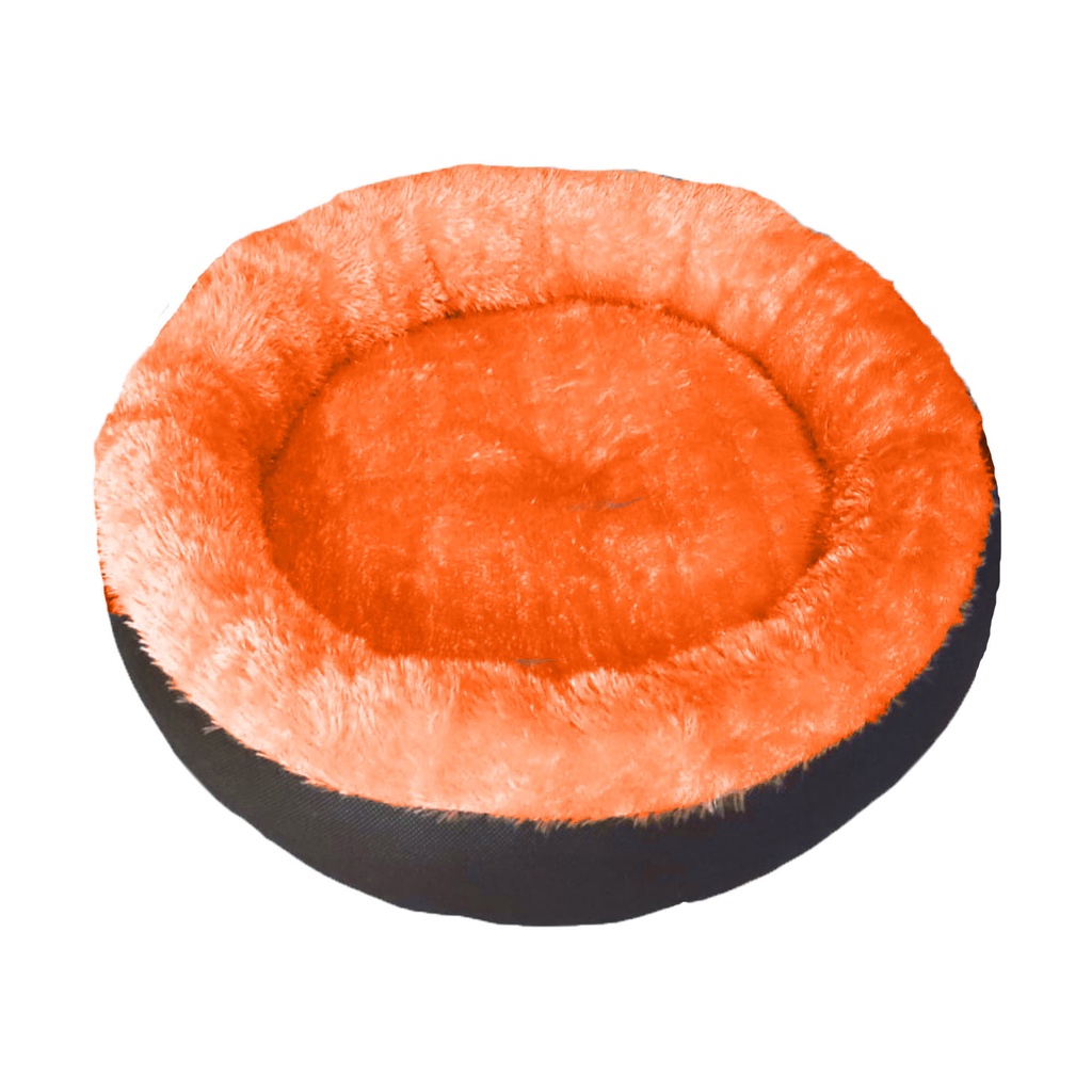 New Tempat Tidur Kucing Bulat Besar/Kasur Kucing Bulu/Rumah Kucing/Ranjang Kucing Besar Jumbo Premium/Cat Bed/Kandang Kucing/Keranjang Kucing/Rumah Kucing/Perlengkapan Kucing Dan Hewan/Alas Tidur Kucing/Bantal Kucing Dan Anjing/Kasur Kucing Bulu Besar-Orange