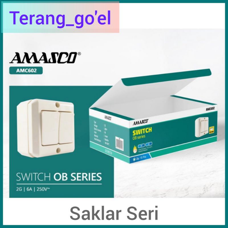 AMASCO SAKLAR SERI AMC602 OB / AMASCO / SAKLAR SERI TEMPEL (OUTBOW)