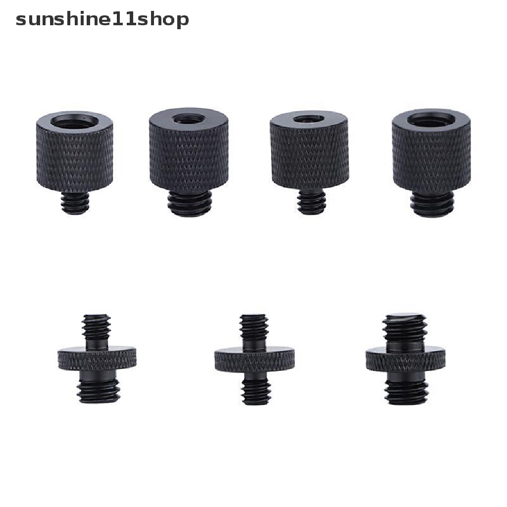 Sho Adapter Skrup Tripod 3 / 8 &quot;Ke 1 / 4&quot; Male