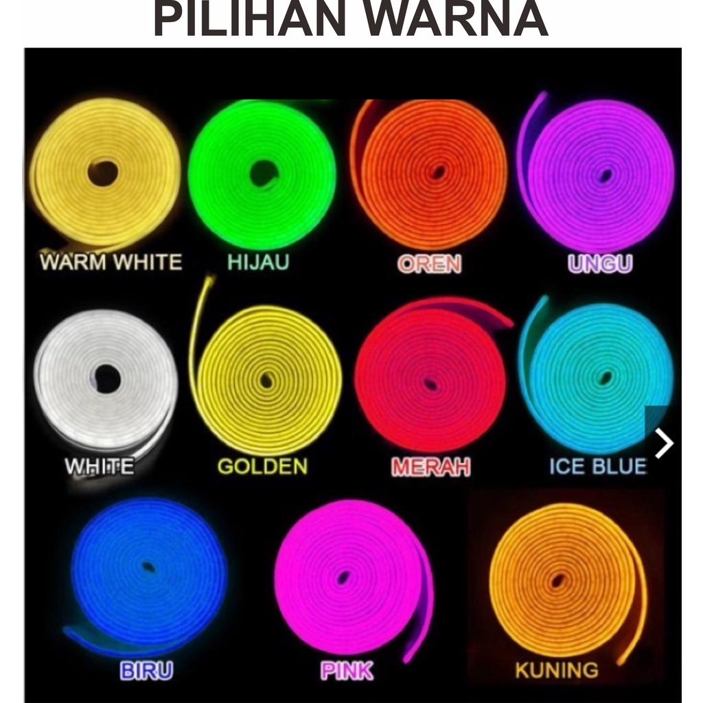( harga perhuruf ) Neon Flex Papan Nama | Papan Usaha LED Custom Neon Sign NeonFlex