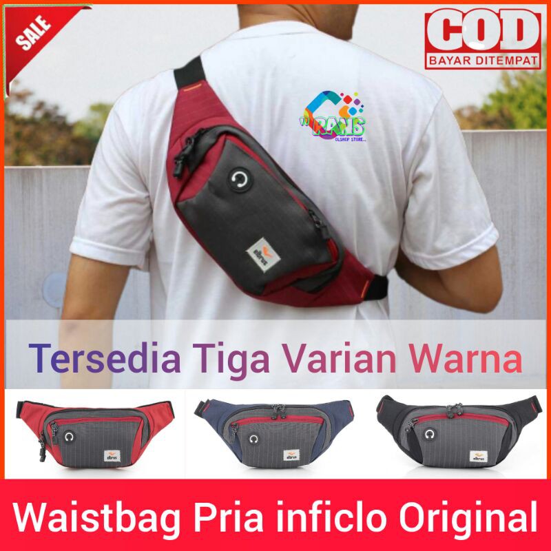 Tas Laki laki Tas Selempang Waistbag Pria Original Slempang Pria Wanita Distro Tas Selempang Pria