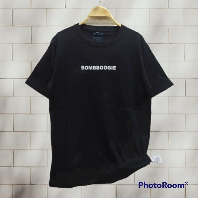 Kaos Tshirt Baju Distro Keren Bombogie Premium Pria Wanita Cotton Combed 30s