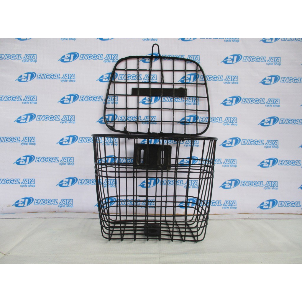 Keranjang Sepeda Lipat Mini Minion All Size - Keranjang Sepeda dan Penutupnya - Besi Kuat Tebal