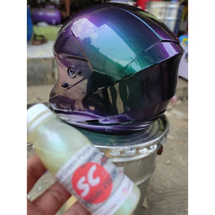 CAT BUNGLON 3 WARNA BLUE/GREEN/PURPLE  (250ml)
