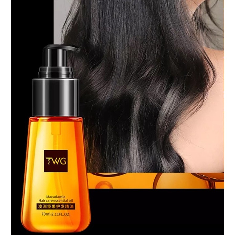 BEAUTY JAYA - TWG Vitamin Rambut rontok Hair Care Essential Oil /  Perfect Hair Repair Serum 70ML