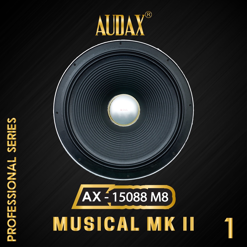 Audax - Speaker Pasif 15" AX-15088 M8 Full Range Professional Series