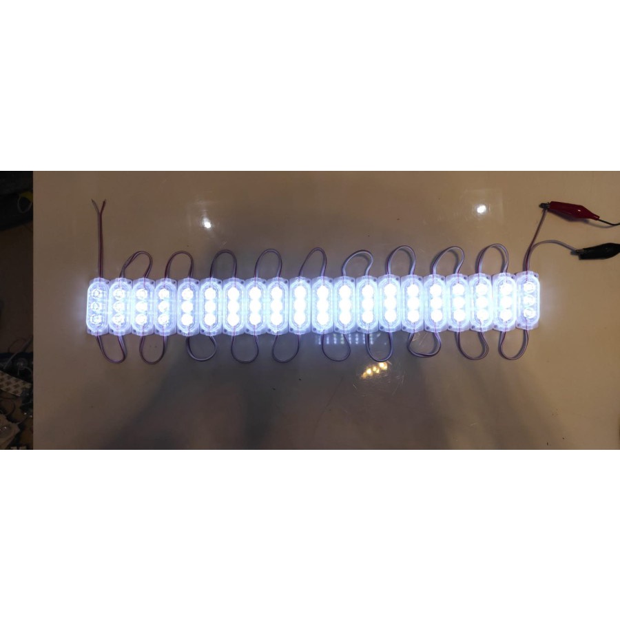 LAMPU LED MODUL ULTRASONIC STRIP 3 MATA SMD 6023 2835 12VOLT 3MATA BY.ADN.in