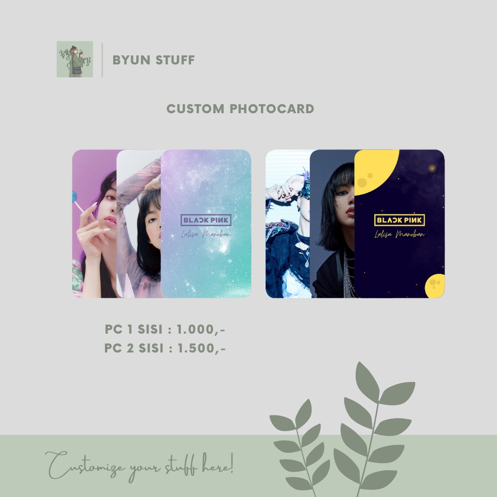 Custom Photocard KPOP