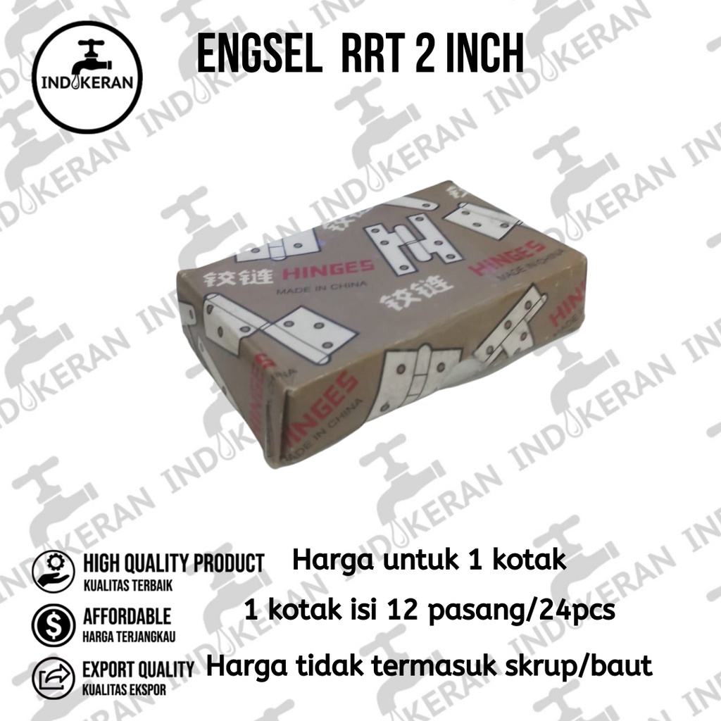 INDOKERAN - Engsel Lemari Tipis RRT - 2 Inch