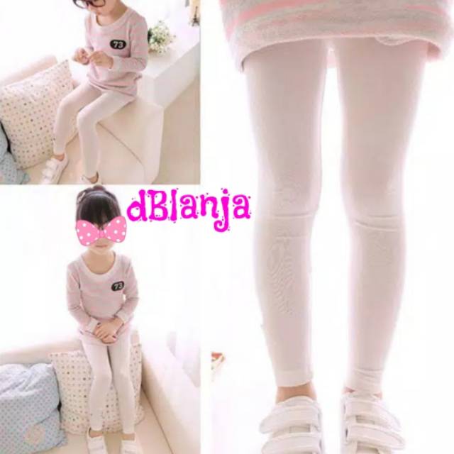 Celana Legging Polos Anak SD SMP SMA Katun Stretch High Quality Size S M L XL Murah Harga Grosir