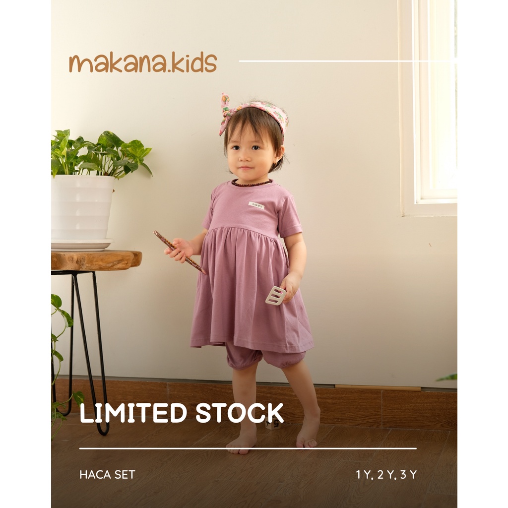 BAJU ANAK PEREMPUAN / BAJU ANAK PEREMPUAN 1 TAHUN / BAJU ANAK PEREMPUAN 2 TAHUN  - HACA SET