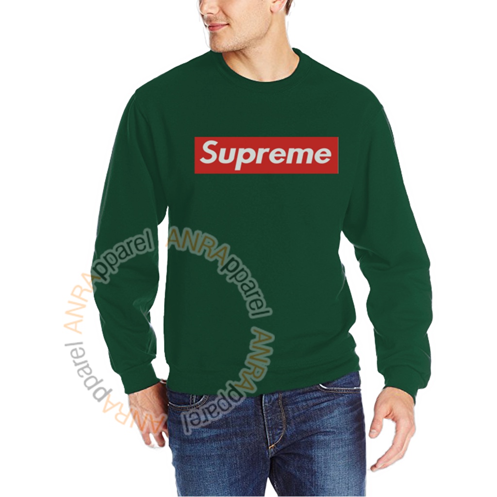 SWEATER BASIC SUPREME PRIA | Sweater Oblong Supreme Cowok