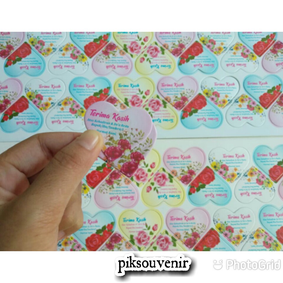 Jual KARTU UCAPAN TERIMA KASIH / KARTU SOUVENIR / KARTU UCAPAN