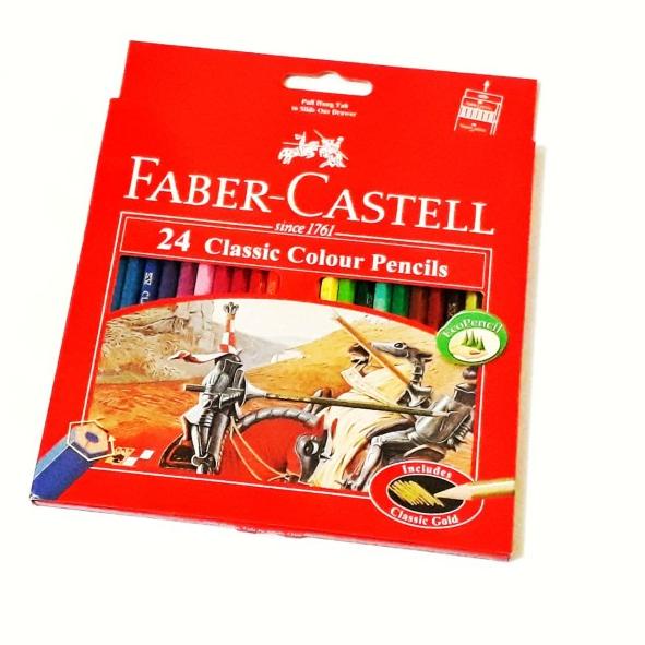 

☄ Pensil warna Faber Castell 24 warna Classic ♛