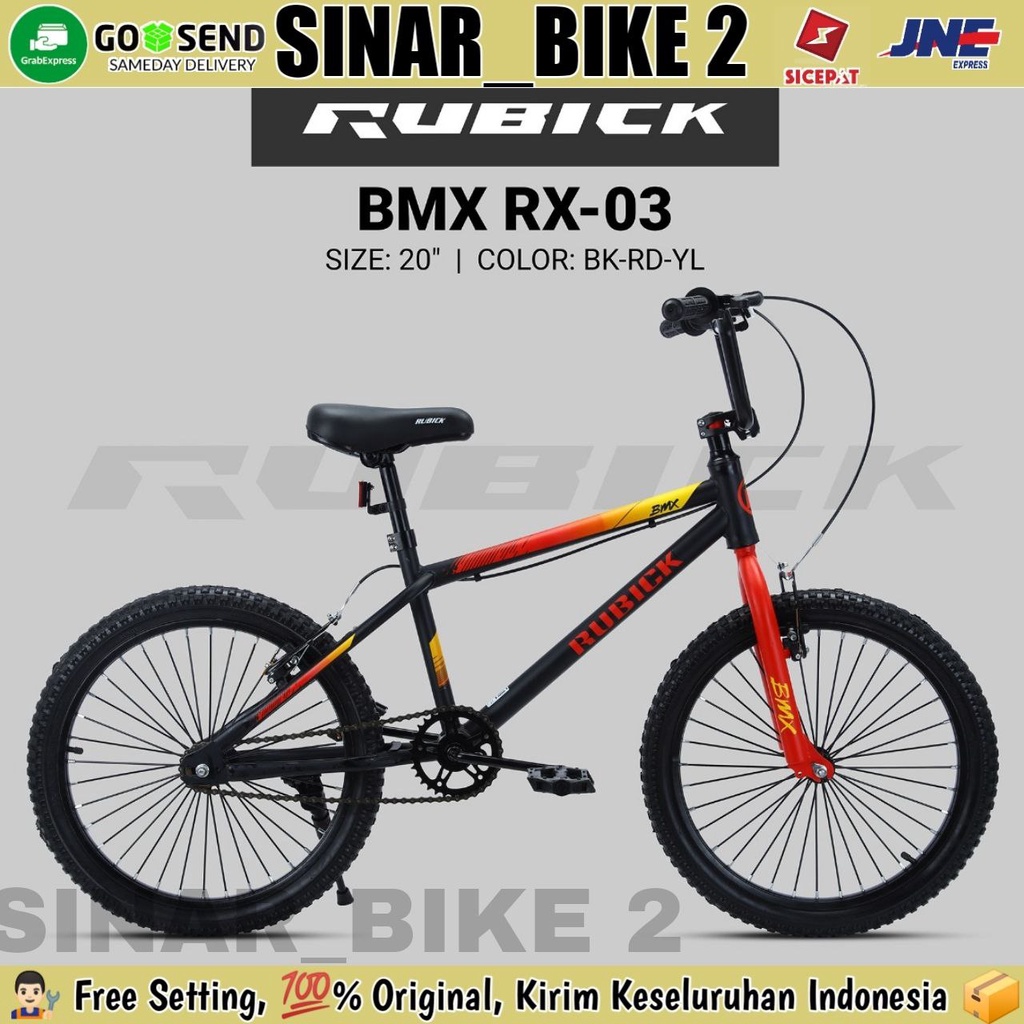 Sepeda Anak Laki  Ukuran 20 Inch BMX RUBICK RX 03