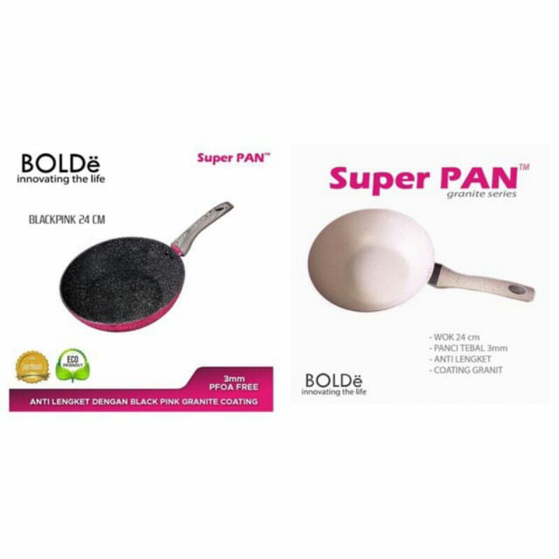 Bolde Super Pan WOK ( WAJAN ) 24 cm Granite