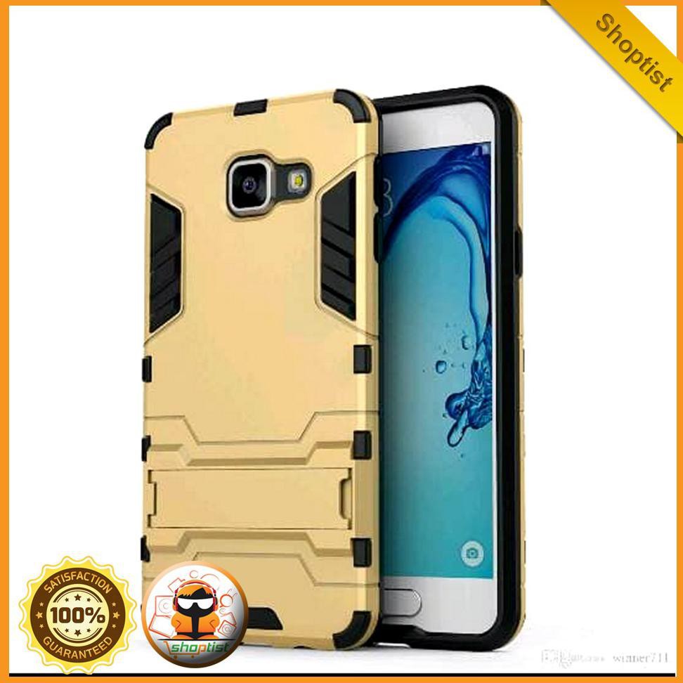 Samsung A710 Robot Transformer Case Casing A7 2016 Iron Man Armor - Biru SPTA873