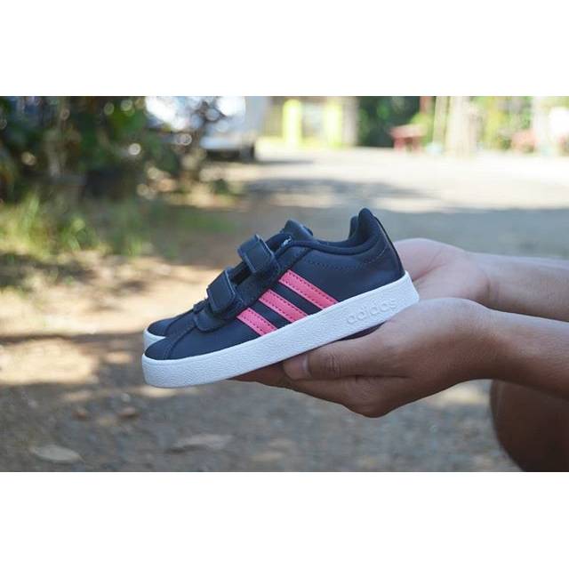 adidas vl court pink
